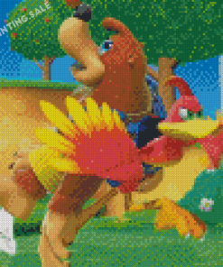 Banjo And kazooie Video Game Characters Diamond Painting
