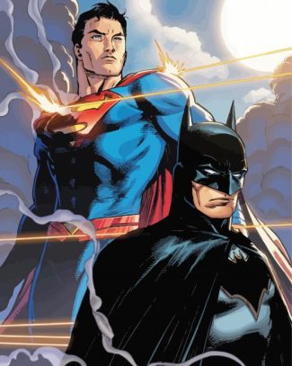 Batman And Superman Heroes Diamond Painting