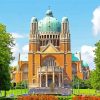 Bruxelles National Basilica Of The Sacred Heart In Koekelberg Diamond Painting