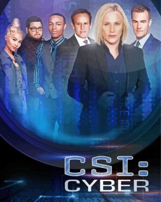CSI Cyber Serie Poster Diamond Painting