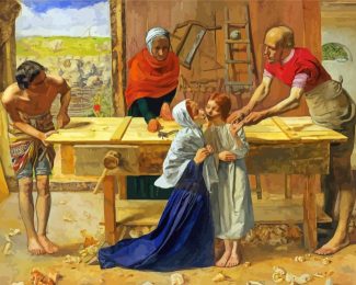Christ In The House Of His Parents Millais Diamond Painting