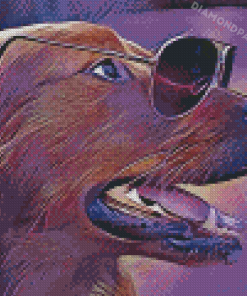 Classy Dog Pop Art Diamond Painting