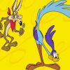 Coyote And Roadrunner Cartoon Characters Diamond Painting
