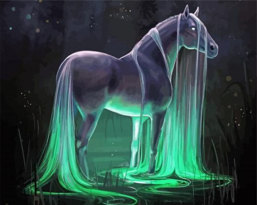 Fantasy Horse In Water Diamond Painting