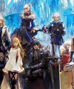 Final Fantasy XiV Game Characters Diamond Painting