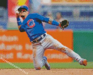 Chicago Cubs Javier Baez Diamond Painting