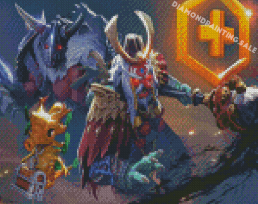 Dota 2 Online Game Diamond Painting