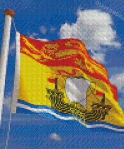 New Brunswick Canada Flag Diamond Painting