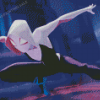 Spider Gwen Character Diamond Painting