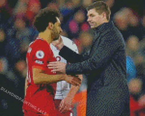 Steven Gerrard And Mohamed Salah Diamond Painting