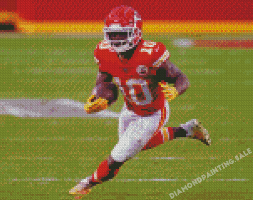 American Football Player Tyreek Hill Diamond Painting