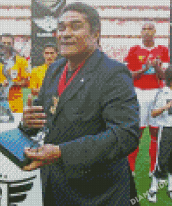 Eusebio Da Silva Football Player Diamond Painting