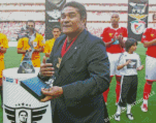 Eusebio Da Silva Football Player Diamond Painting