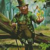 Fantasy Leprechaun St Patricks Day Diamond Painting