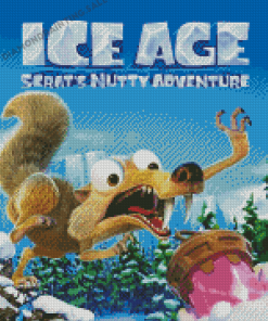 Ice Age Scrats Nutty Adventure Diamond Painting