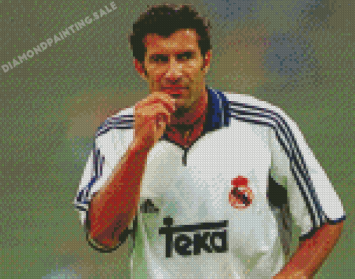 Luis Figo Portuguese Footballer Diamond Painting