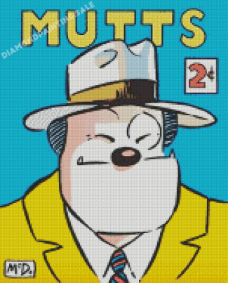 Mutts Dog Cartoon Diamond Painting