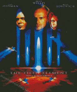 Poster Of The Fifth Element Movie Diamond Painting