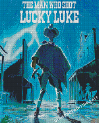 The Man Who Shot Lucky Luke Poster Diamond Painting