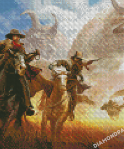 The Weird West Video Game Diamond Painting