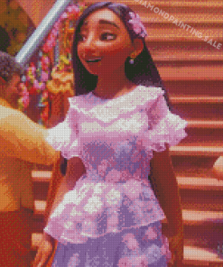 Isabela Encanto Animated Movie Character Diamond Painting