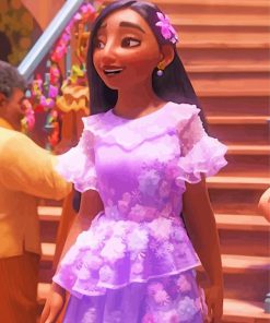 Isabela Encanto Animated Movie Character Diamond Painting