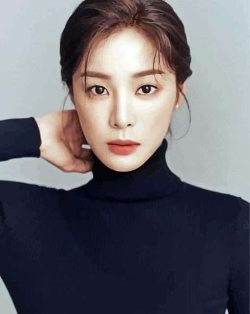 Korean Actress Seol In Ah Diamond Painting