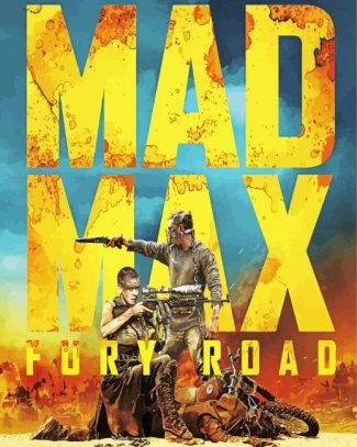 Mad Max Fury Road Poster Diamond Painting