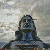 Maha Shiva Adiyogi Statue Diamond Painting