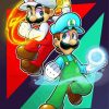 Mario And Lugi Diamond Painting