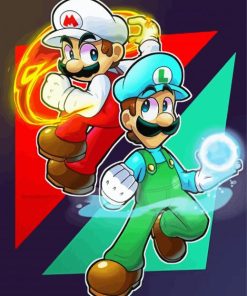 Mario And Lugi Diamond Painting