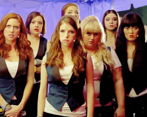 Pitch Perfect Characters Diamond Painting