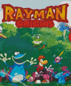 Rayman Origins Game Poster Diamond Painting