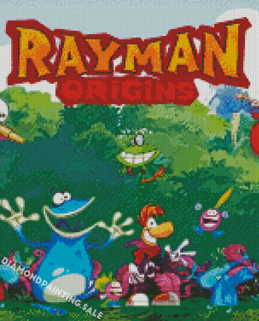 Rayman Origins Game Poster Diamond Painting