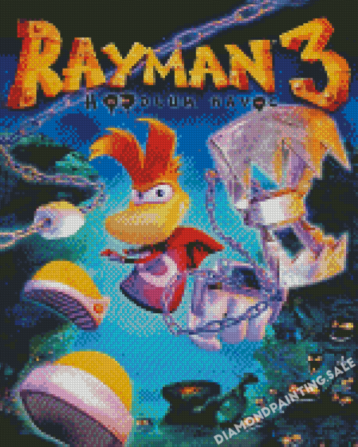 Rayman Video Game Diamond Painting