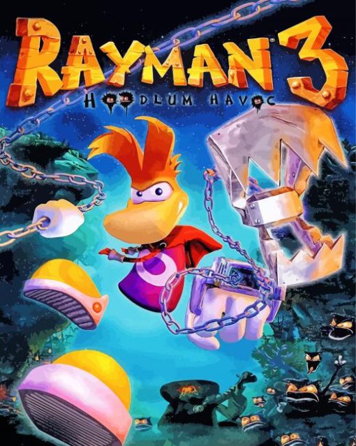 Rayman Video Game Diamond Painting