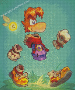 Rayman Game Character Diamond Painting