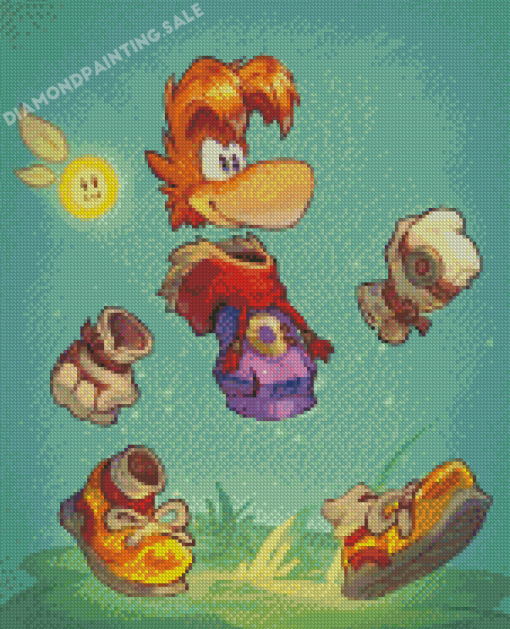 Rayman Game Character Diamond Painting