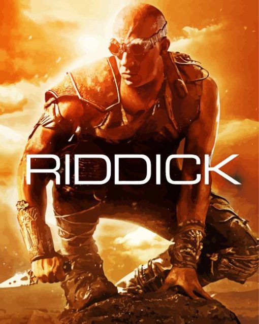 Riddick Science Fiction Movie Diamond Painting