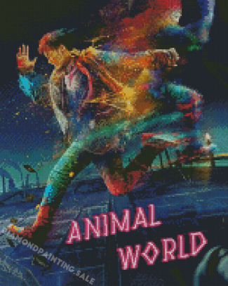 Animal World Poster Diamond Painting