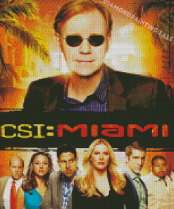 CSI Miami Poster Diamond Painting