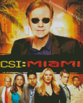 CSI Miami Poster Diamond Painting