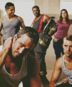 Chicago Fire Serie Characters Poster Diamond Painting