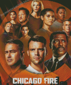 Chicago Fire Poster Diamond Painting
