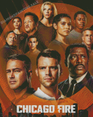 Chicago Fire Poster Diamond Painting
