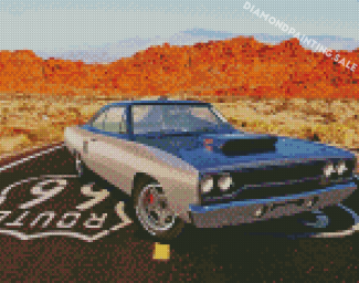 Cool Plymouth Roadrunner Diamond Painting