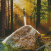 Excalibur In Stone Diamond Painting