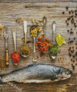Brown Trout Spices Diamond Painting