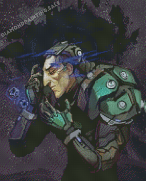 Sigma Overwatch Art Diamond Painting