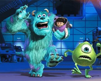 Sully And Mike Monsters University Diamond Painting